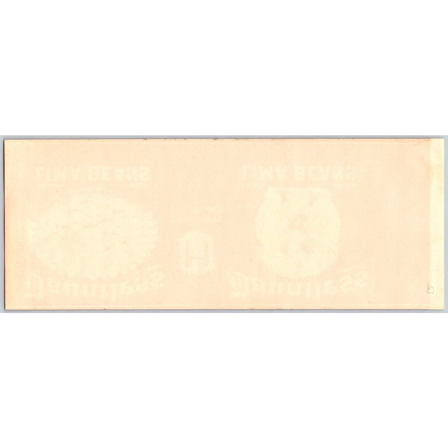 Dauntless Small Green Lime Beans Hulman Paper Can Label c1930's VGC w/ Solider