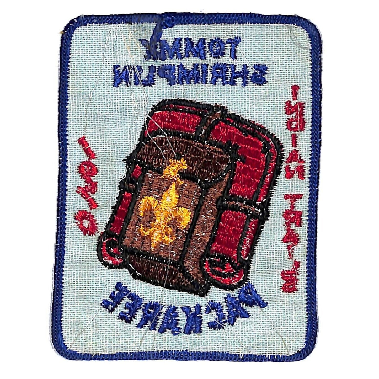 Boy Scouts BSA 1970 Indian Trails Tommy Shrimplin Packaree Patch Scarce