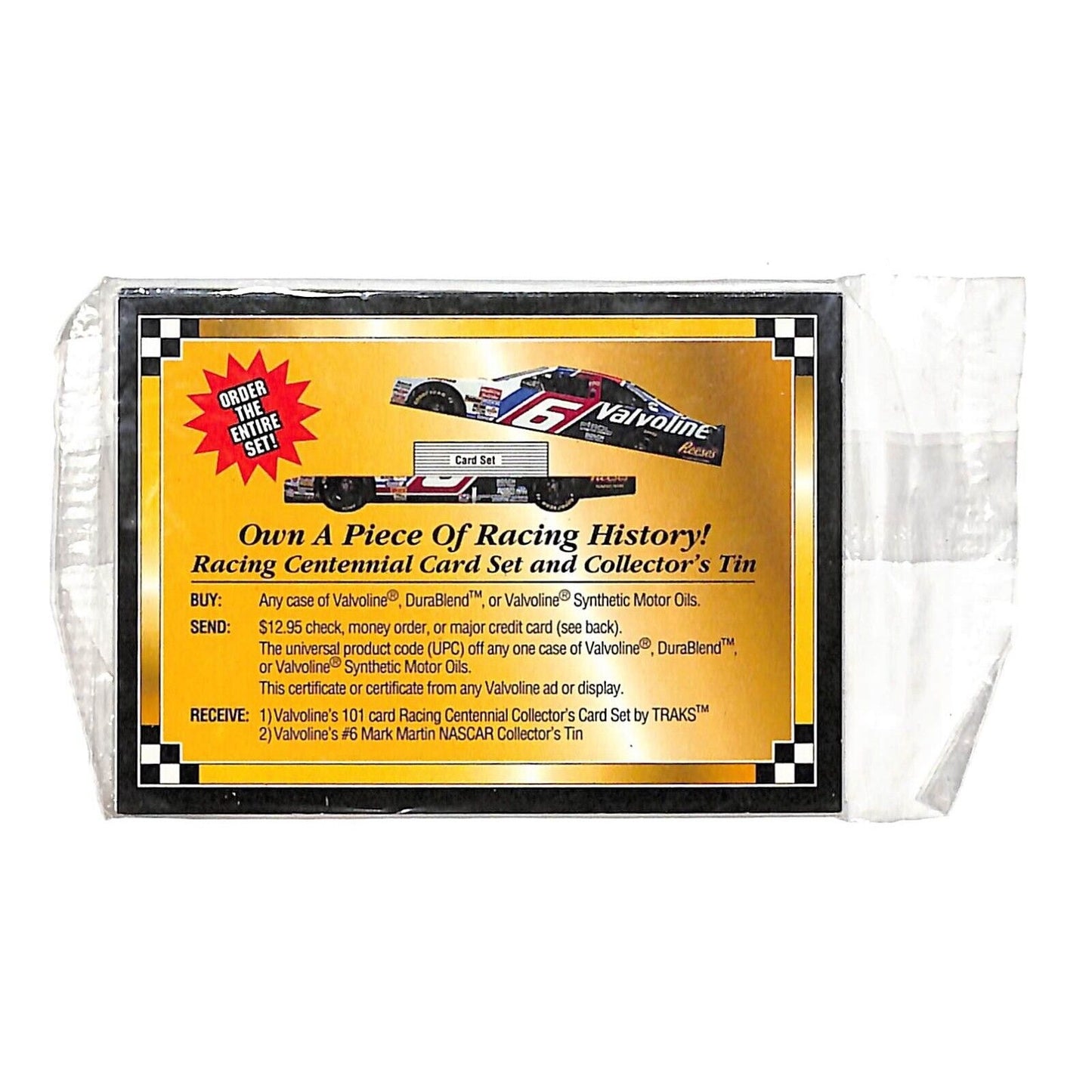 53 Packs 1994 Valvoline Indianapolis 500 Factory Sealed Traks Cards VGC