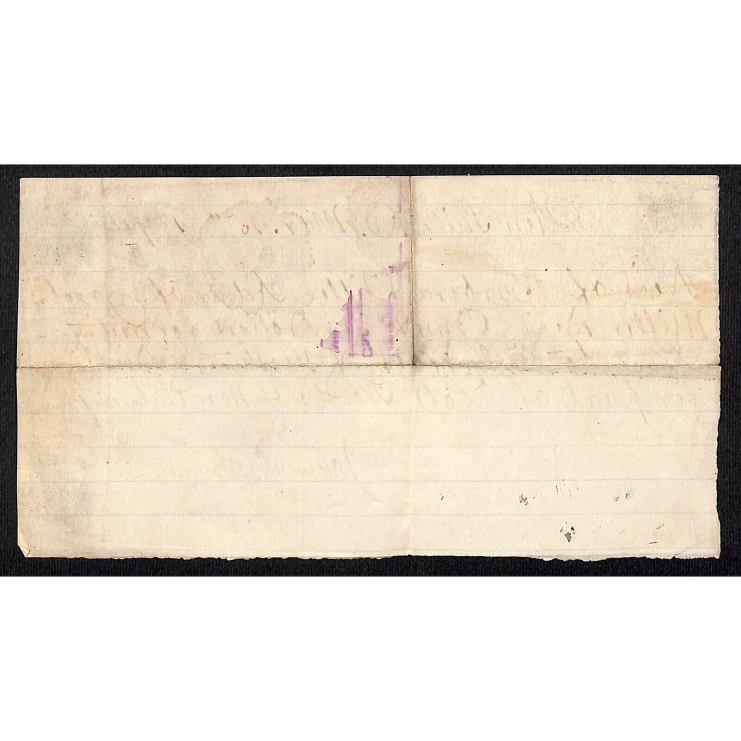 Barbara / Jacob Miller New Philadelphia, OH 1894 $1.50 Receipt for Writing Lease