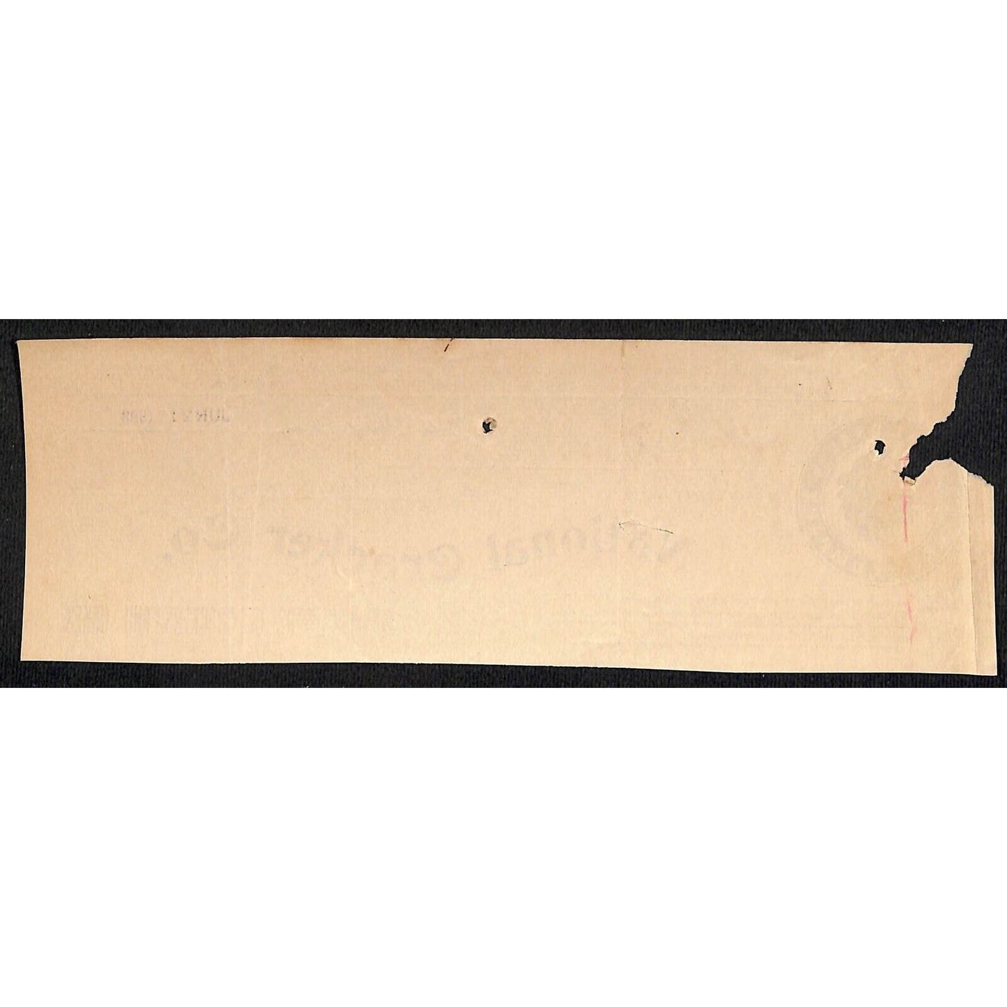 National Cracker Co. Cedar Rapids H.J. Hutchinson* Decorah Cut 1898 Billhead