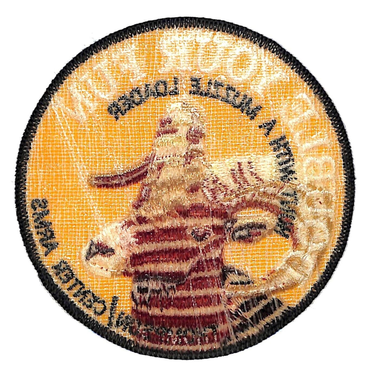 Thompson Center Arms "Double Your Fun" 4" Vintage Patch c1980's-90s Ram