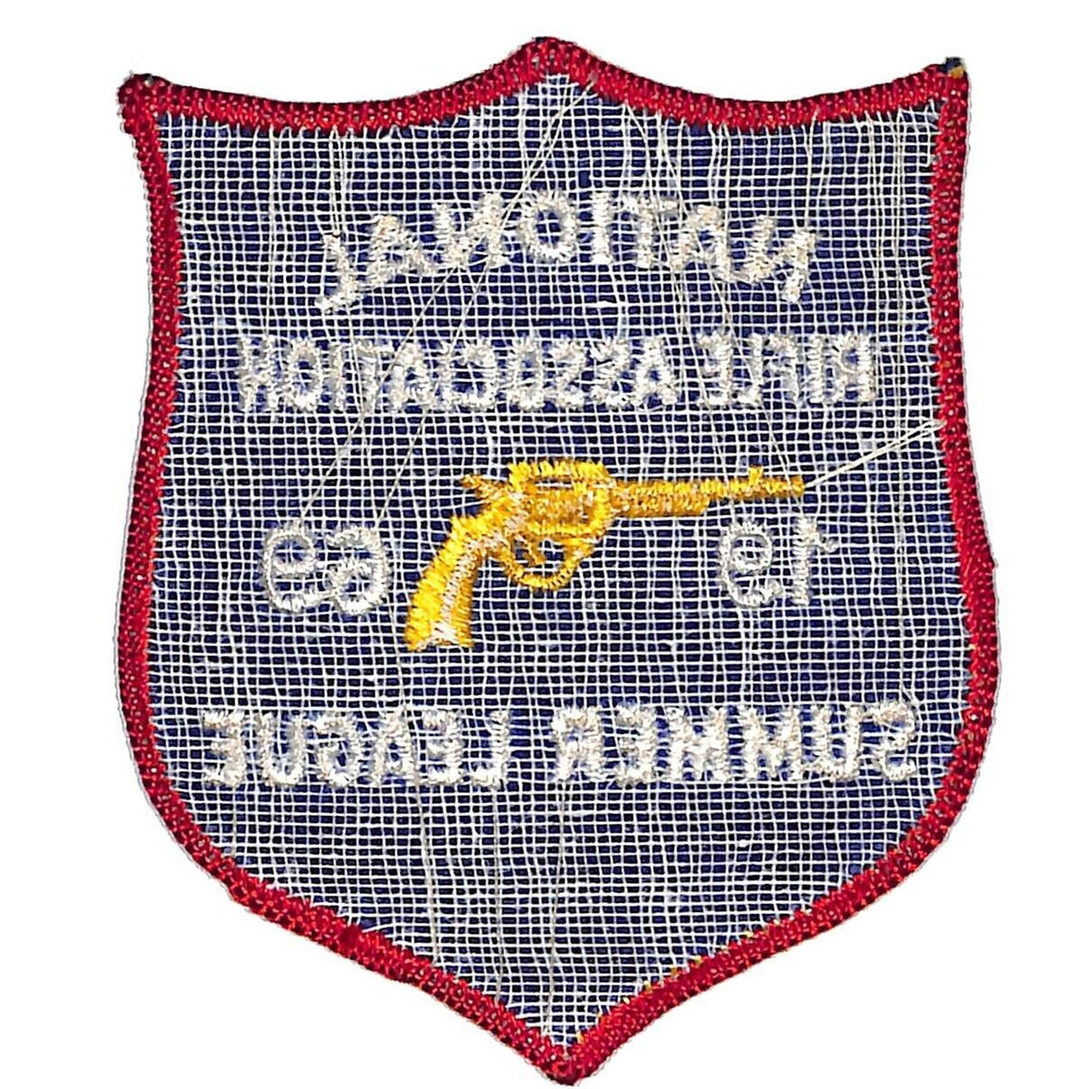 NRA Summer League 1969 Vintage Embroidered Patch 3 1/2" - Pistol NOS VGC