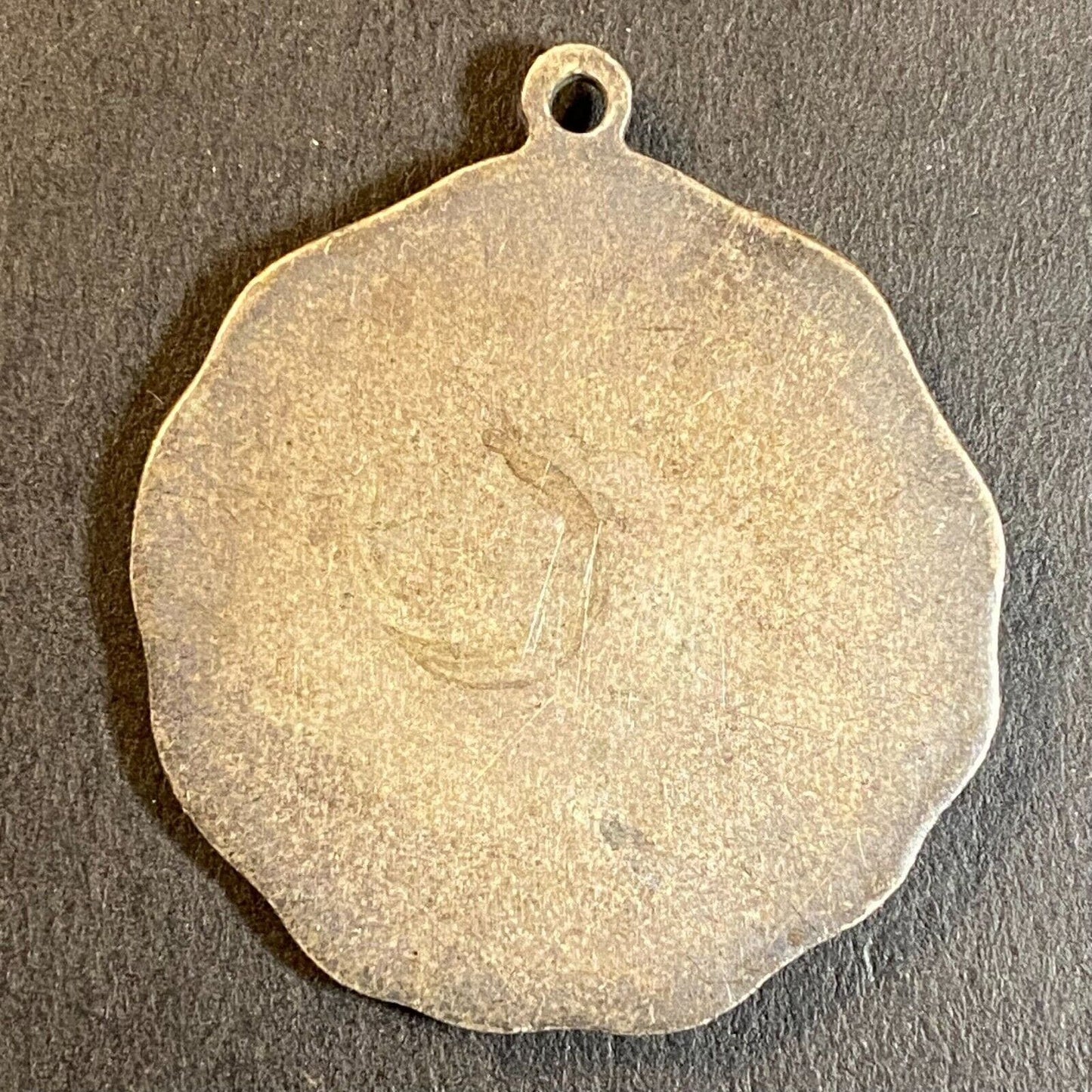 c1920's-40's Pole Vault ? Blank Medal / Award Pendant 30mm 8g