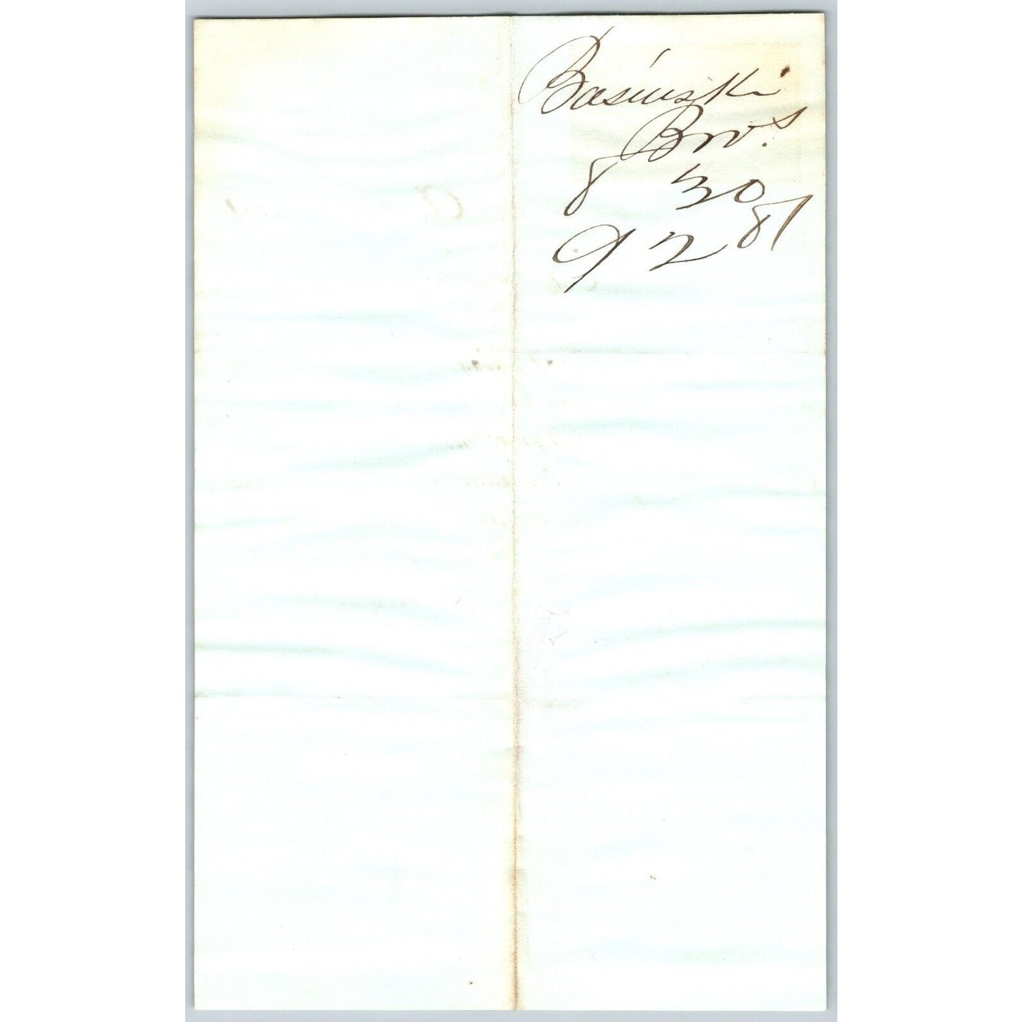 J. Basinski & Bros. Bozeman, MT (Dry Goods) 8/30 1881 Letterhead Henry Elling*