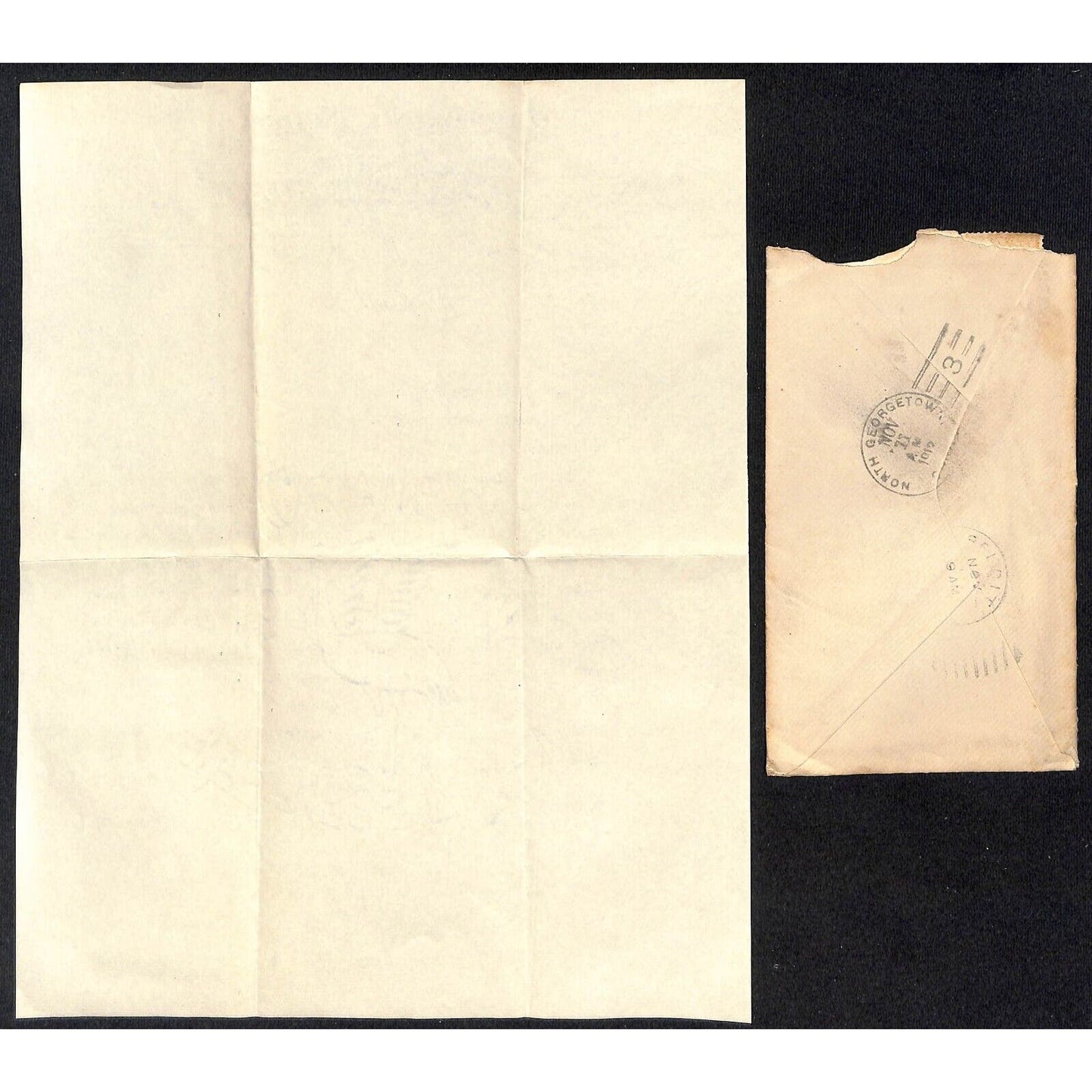 O'Halloran & Jacobs Roofing Samuel Wang Co* N. Georgetown 1912 Billhead & Cover