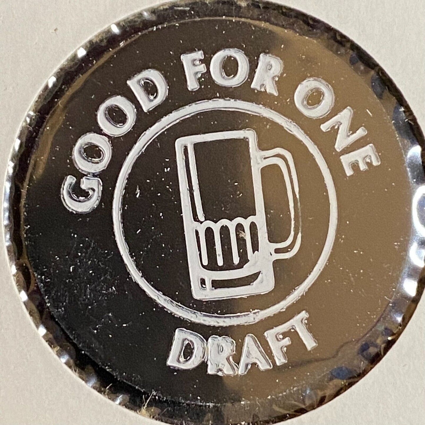 Milroy, PA Main Street Bar c1980's-90's Plastic Token G/F One Draft (Beer)