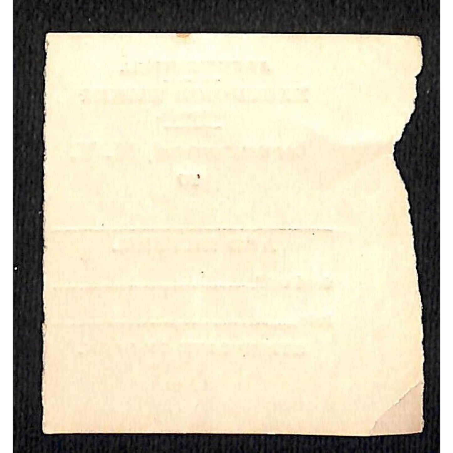 New York & Pennsylvania Ry 1917 Greenwood, NY Excursion Ticket Stub #8347