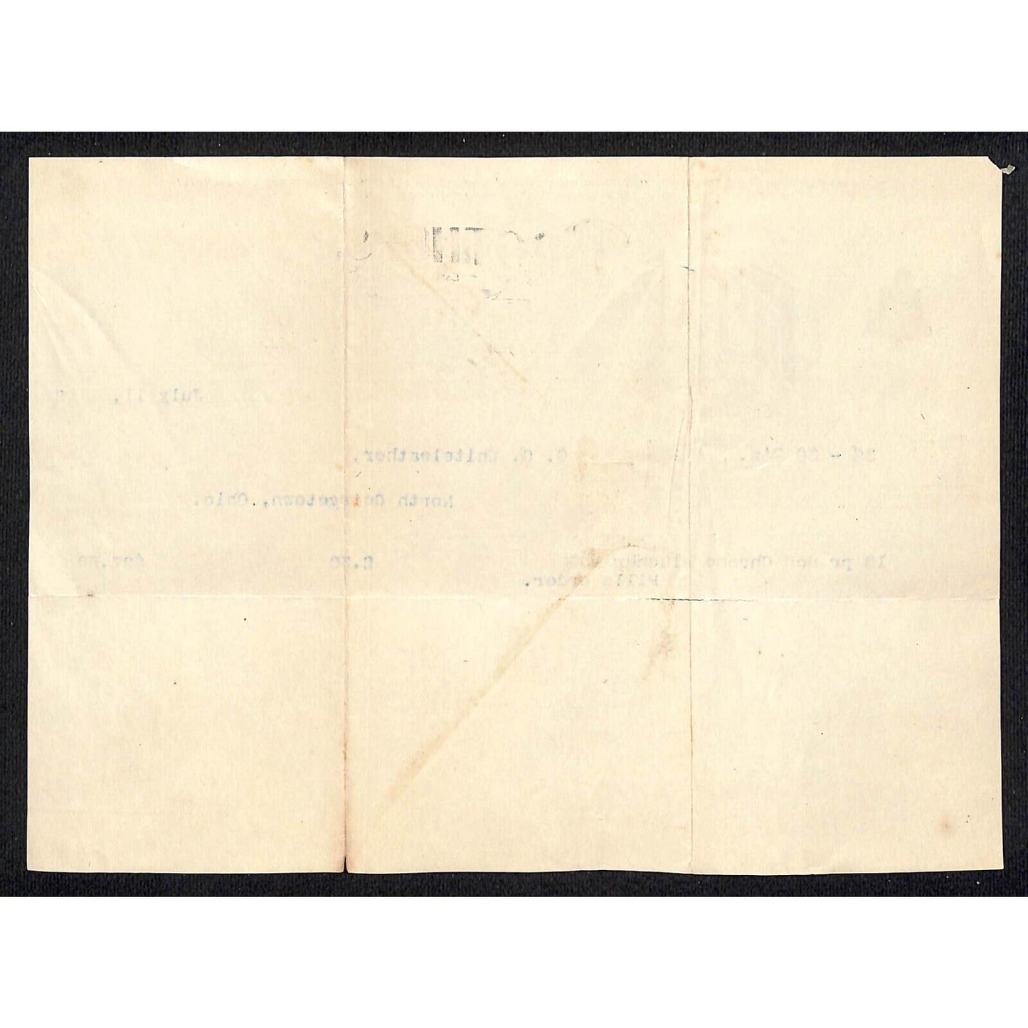 Freed Brothers Richlandtown, PA 1912 Receipt Whiteleather* / Bell System