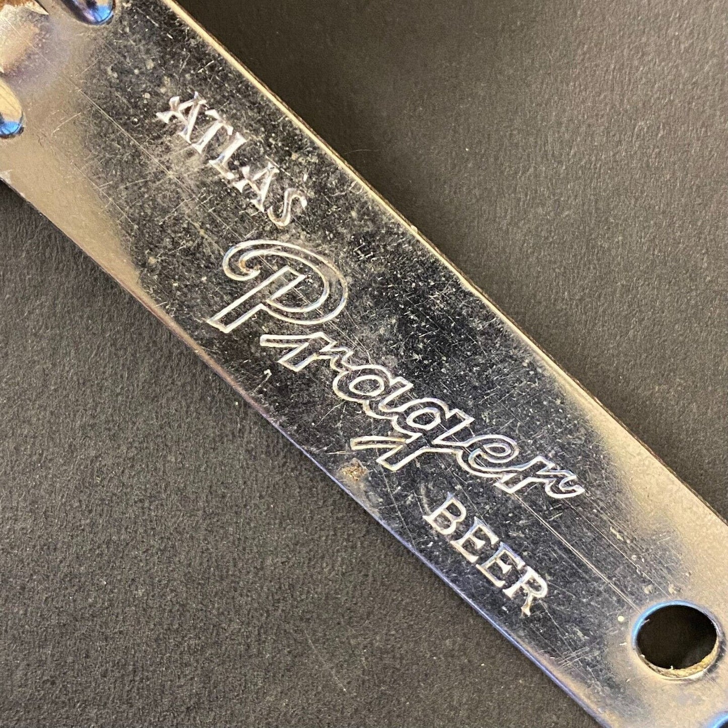 Atlas Prager Beer "Got It - Get It" Vintage Steel Can Bottle Opener 3 3/4"