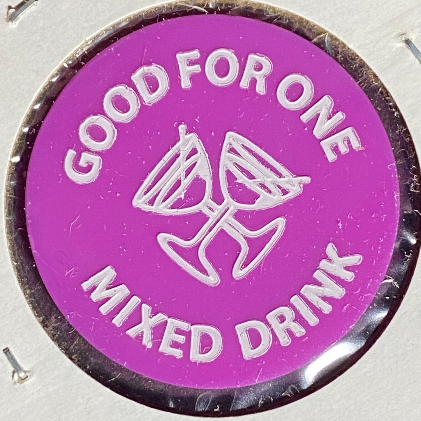 Canton, PA Moose Lodge 429 Plastic Drink Token Good for One Mixed Drink