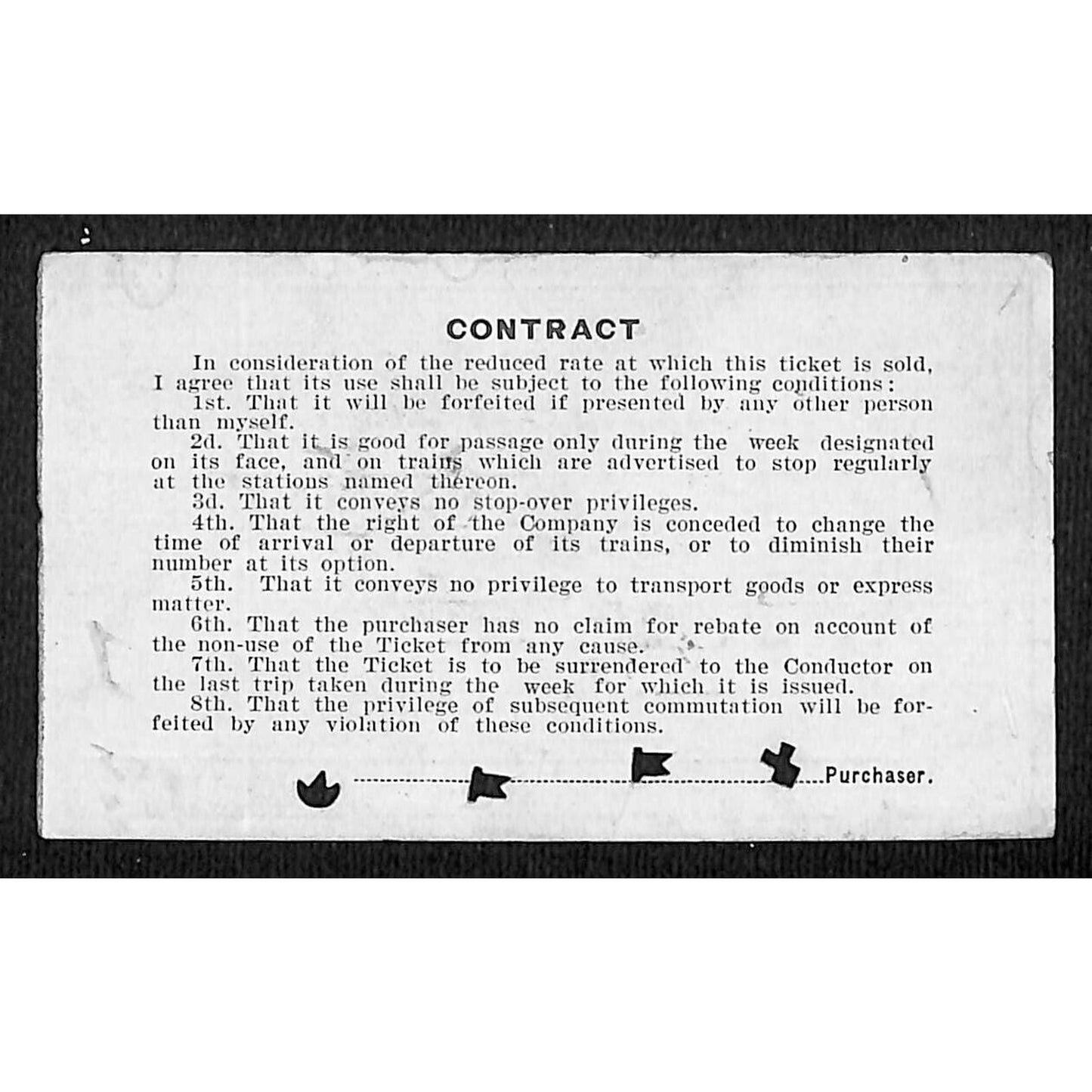 New York & Pennsylvania Ry 1914 Special Weekly Ticket Scarce #5708