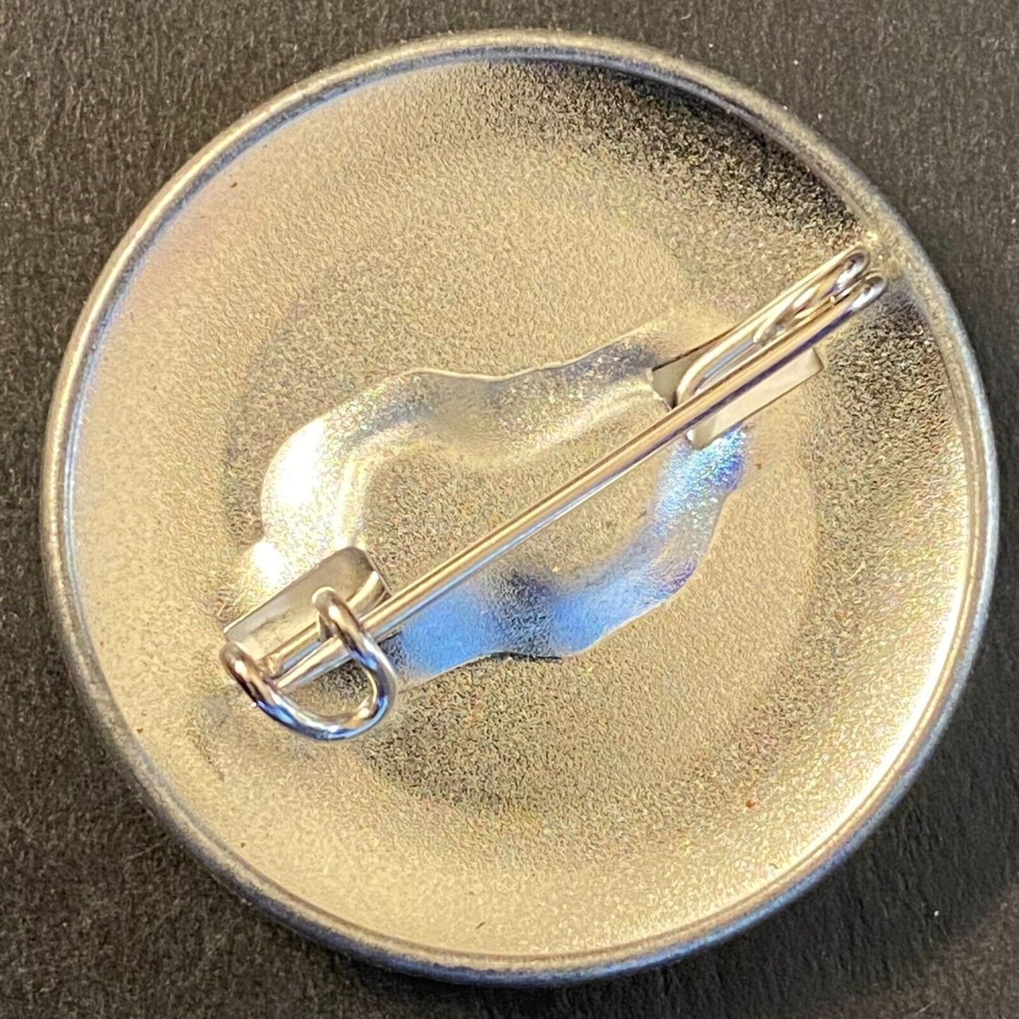 UAW Member Steel Pinback 1 1/8" c1980's-90's