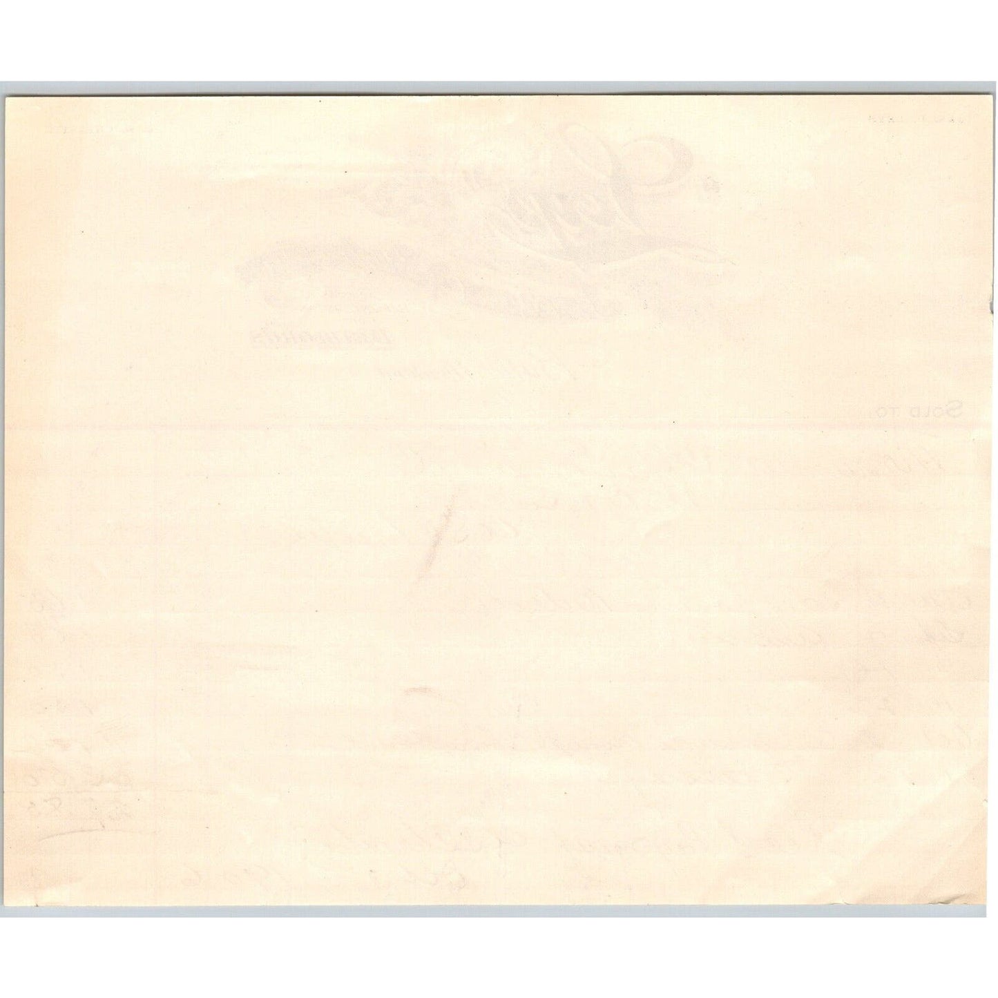 Butte, MT Leys Jewelers and Silversmithing 1906 Billhead to Monument Copper Mine