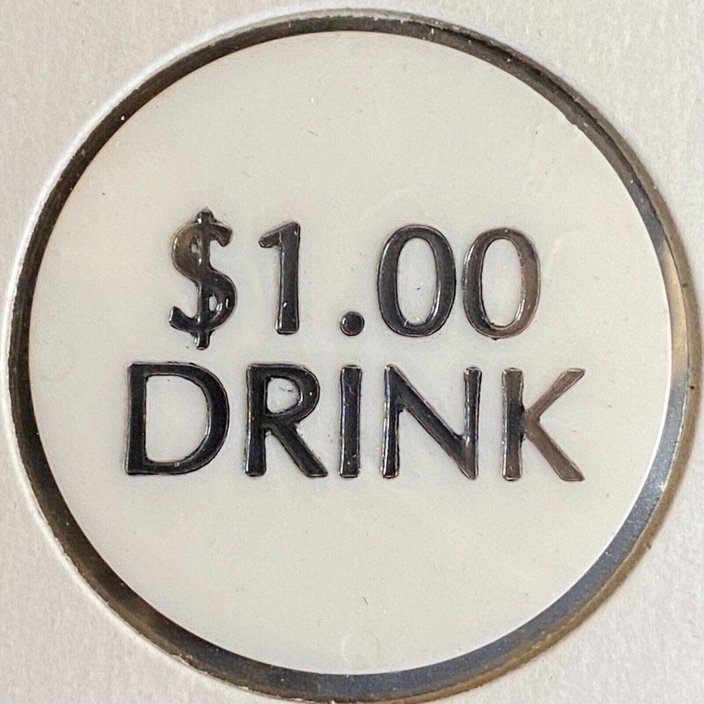 Meadville, PA VFW Post 2006 c1980's Plastic Token "$1.00 Drink"
