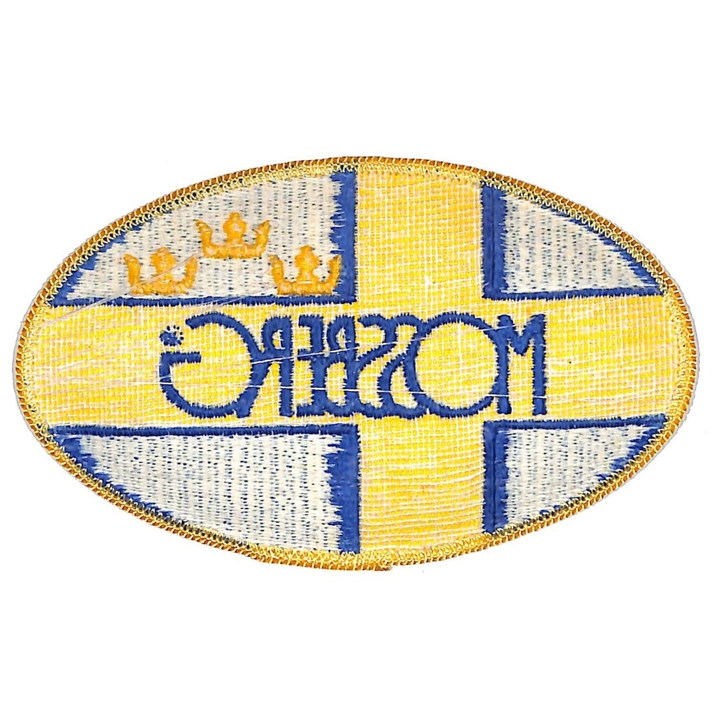 Mossberg Firearms 3 Crowns Vintage Emb. 4 1/2" Patch c1970's-80s NOS VGC