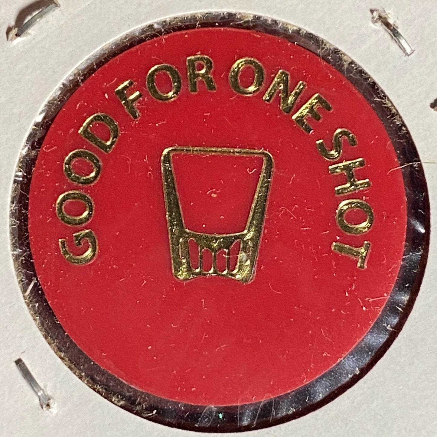 Carbondale, PA Sisko's Cafe Plastic Token G/F One Shot