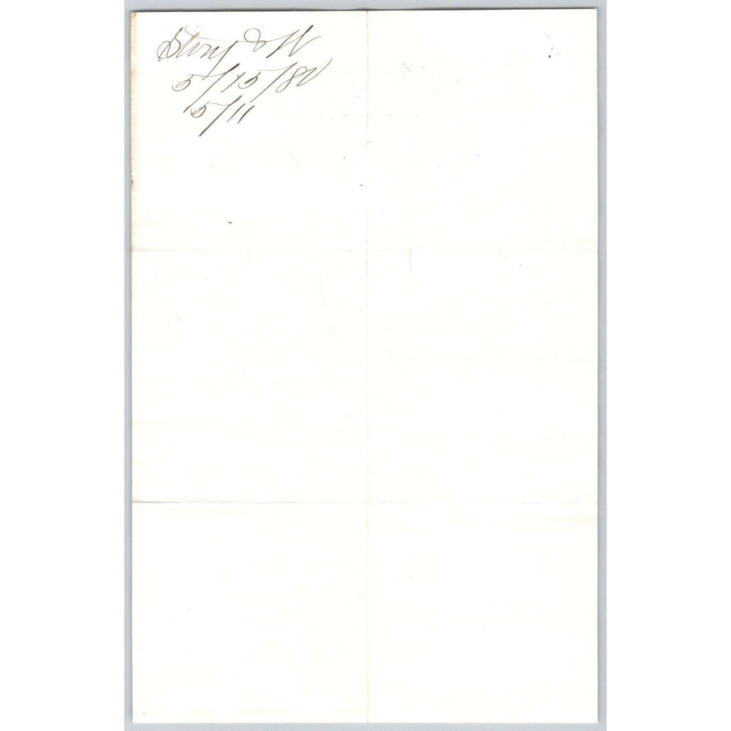 Banking House of Story & Nelson Bozeman, MT 5/11 1880 Letterhead Henry Elling*
