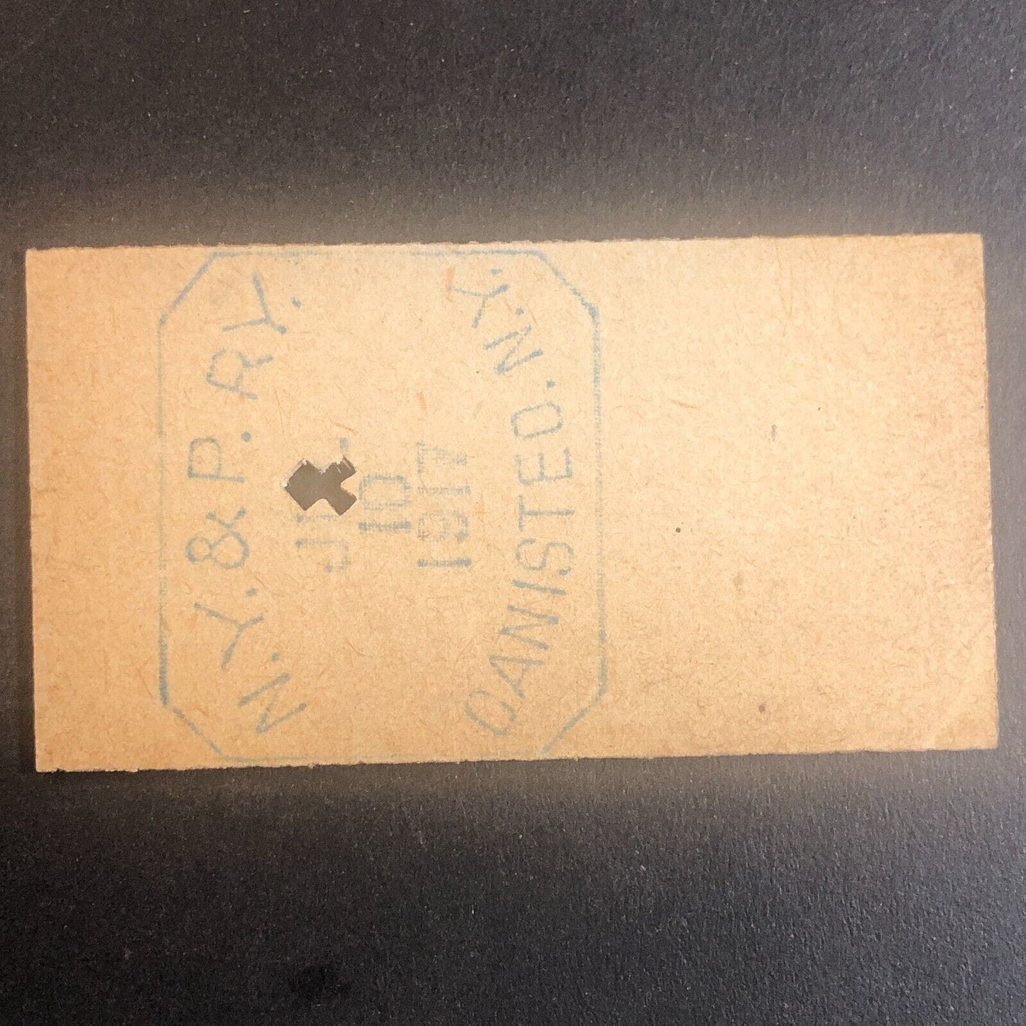 New York & Pennsylvania Railroad July 10 1917 Greenwood, NY Ticket #53515