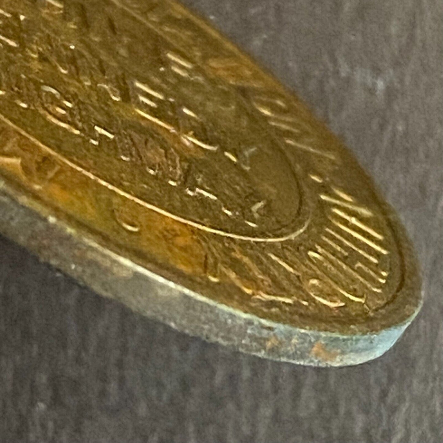 John F. Kennedy Highway "Official Duty" Brass Transit Token 28mm