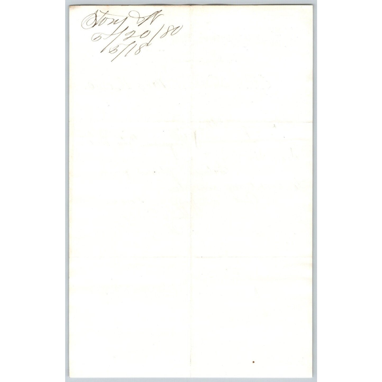 Banking House of Story & Nelson Bozeman, MT 5/18 1880 Letterhead Henry Elling*