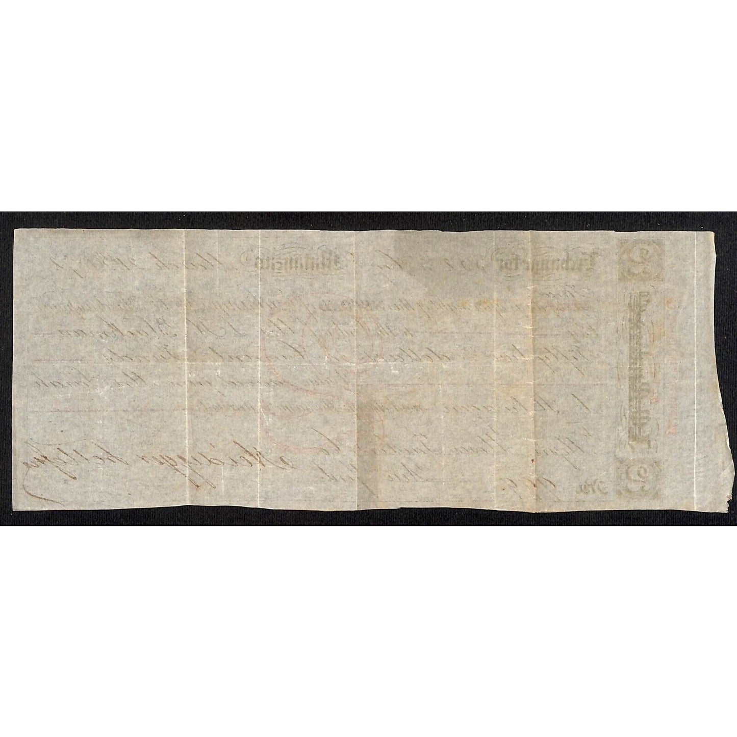 1872 "Second of Exchange" Certifictae Heidegger Trelles & Co. Matanzas