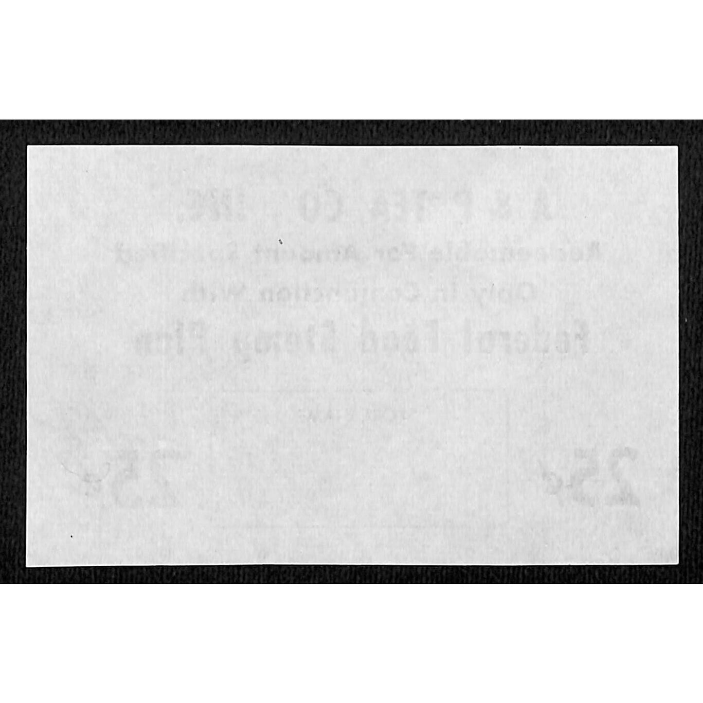 A & P Tea Co. (Buffalo, NY) 25c "Federal Food Stamp Plan" Coupon c1965-79 VGC