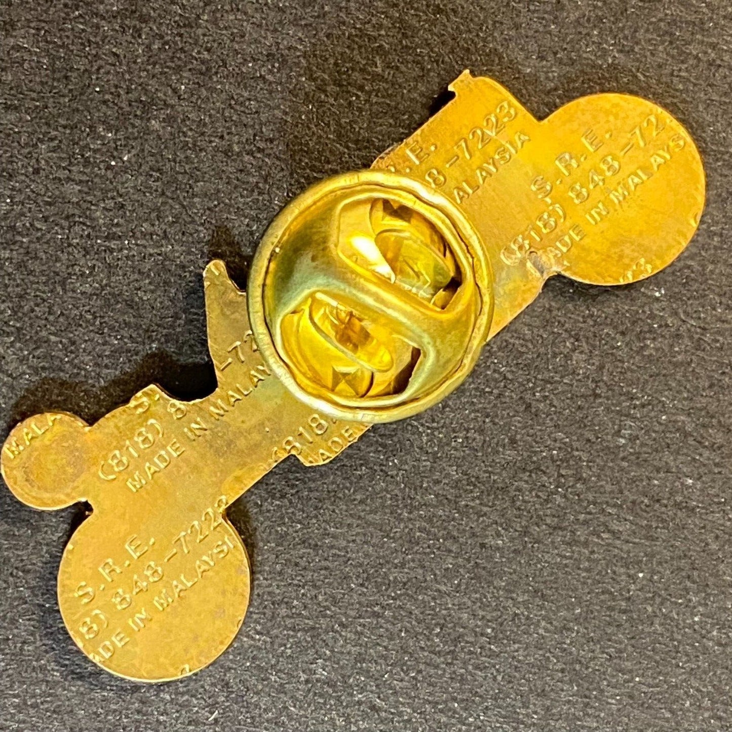 Indy 500 1912 Winner #8 Dawson Enameled Lapel Pin c1986-95 13mm x 37mm VGC
