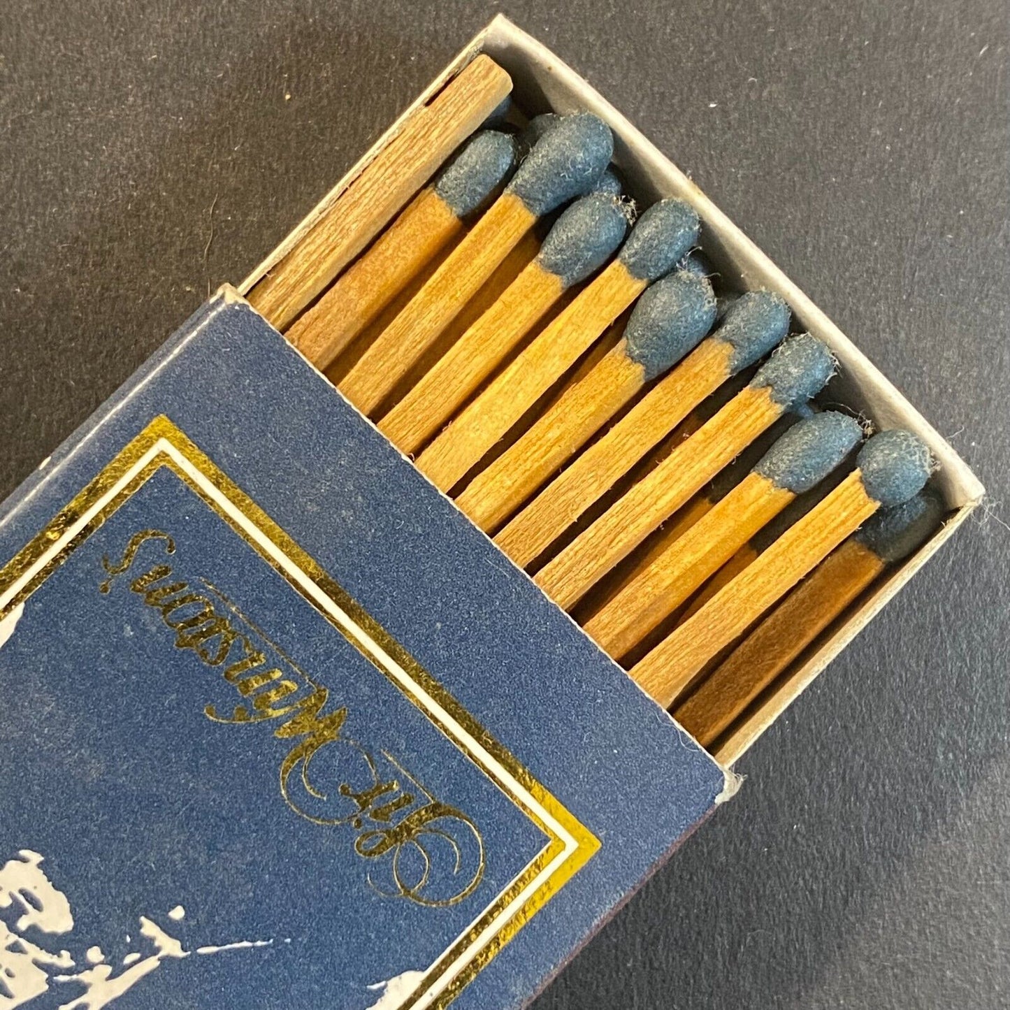 Hotel Queen Mary - Sir Winston's Long Beach, CA Vintage Matchbox Scarce