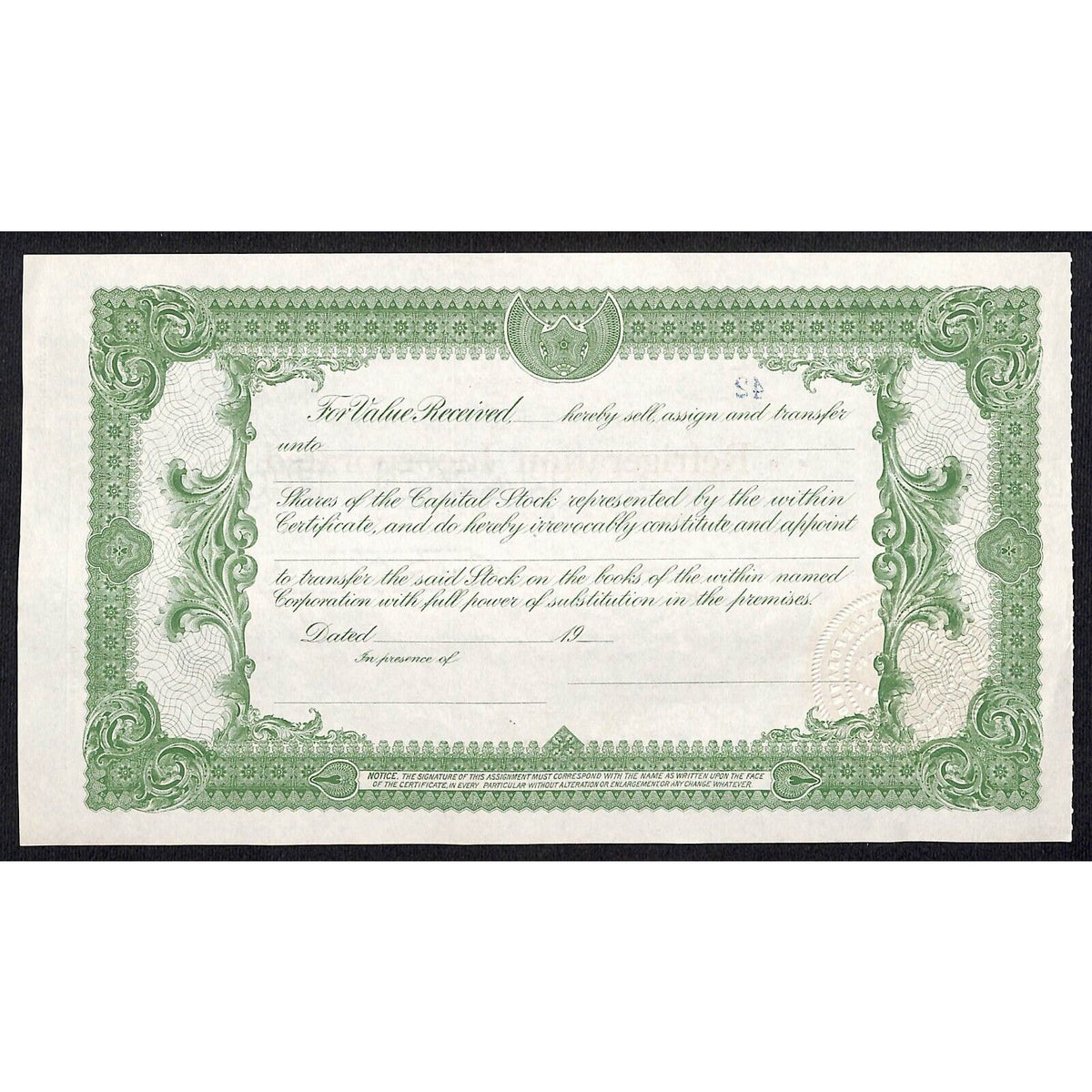 Refrigeration Incorporated CA 1933 Stock Certificate Florence Hagerty #41
