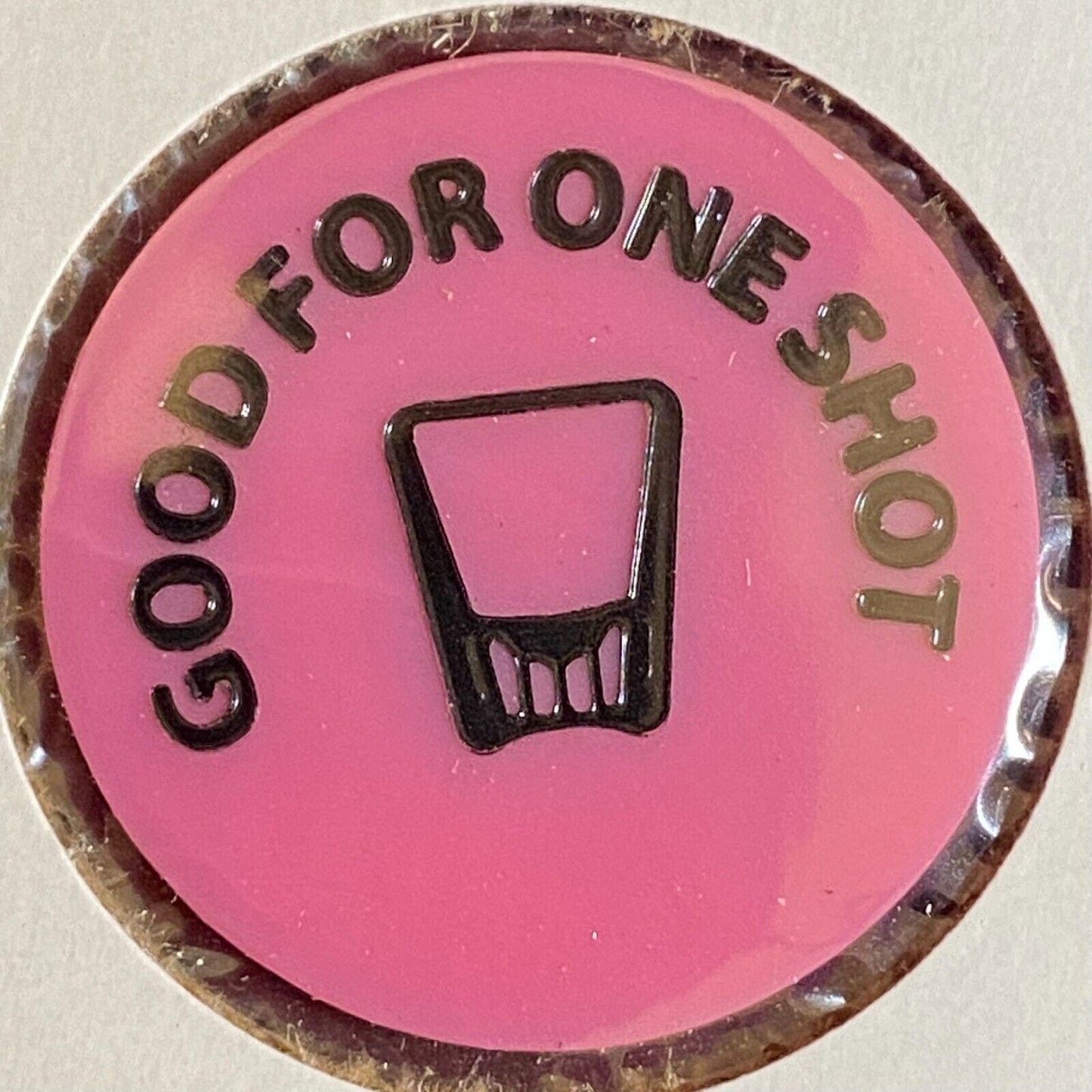 Media, PA American Legion 3460 c1980's Plastic Token "G/F One Shot"