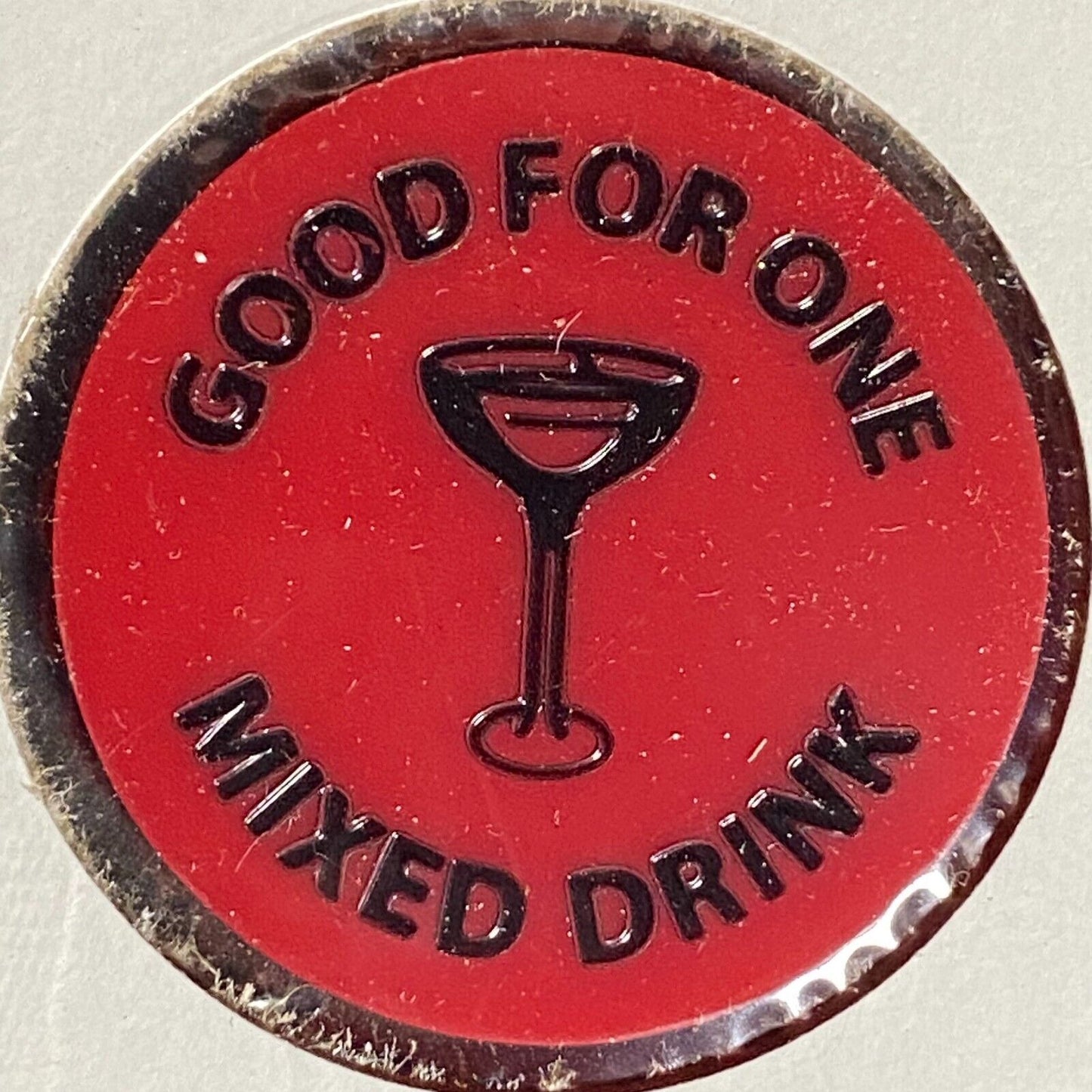 Bloomsburg, PA Elks Lodge 623 Plastic Drink Token G/F One Mixed Drink