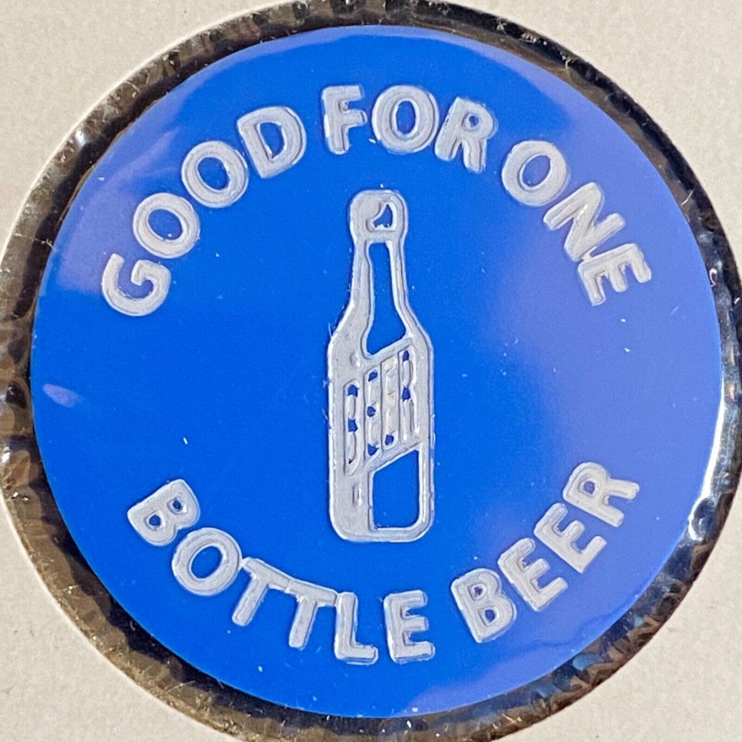 Media, PA American Legion 3460 c1980's Plastic Token "G/F One Bottle Beer"