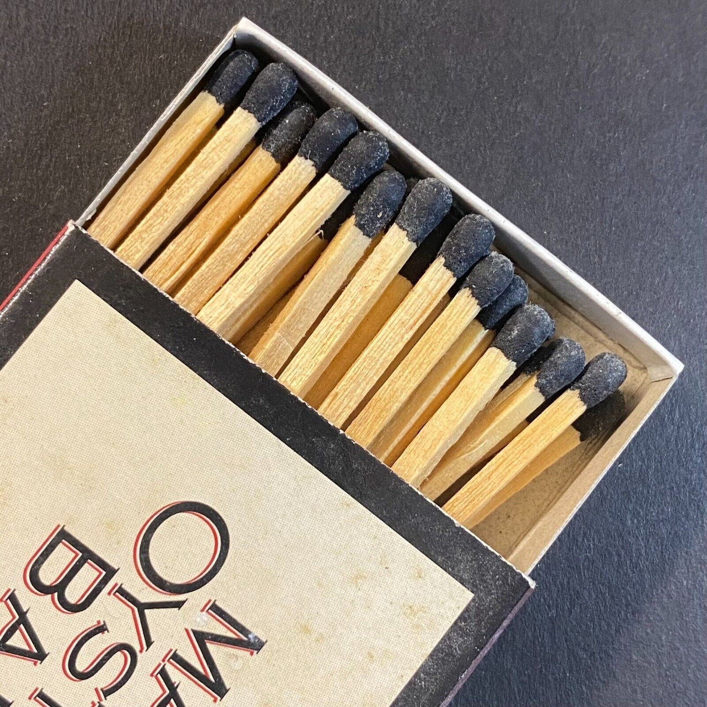 Max's Oyster Bar Restaurant West Hartford, CT Vintage Matchbox Scarce VGC