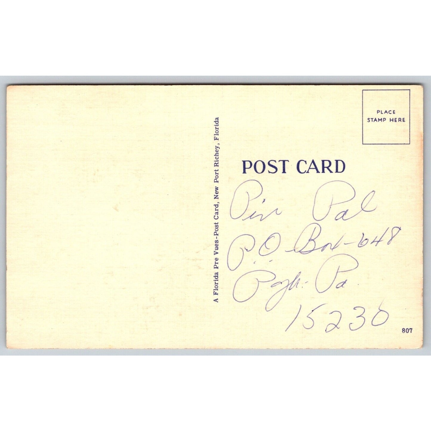 Funny Girlie Farm Humor Postcard "Lots of Jerks Here in Florida" c1950's-60's