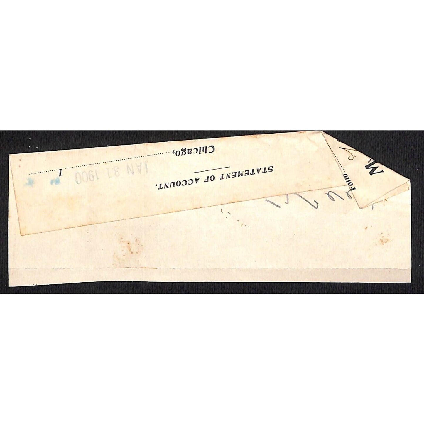 A. Booth and Co. Chicago (Oysters) Dubuque, IA Hutchinson* c1900 Statement