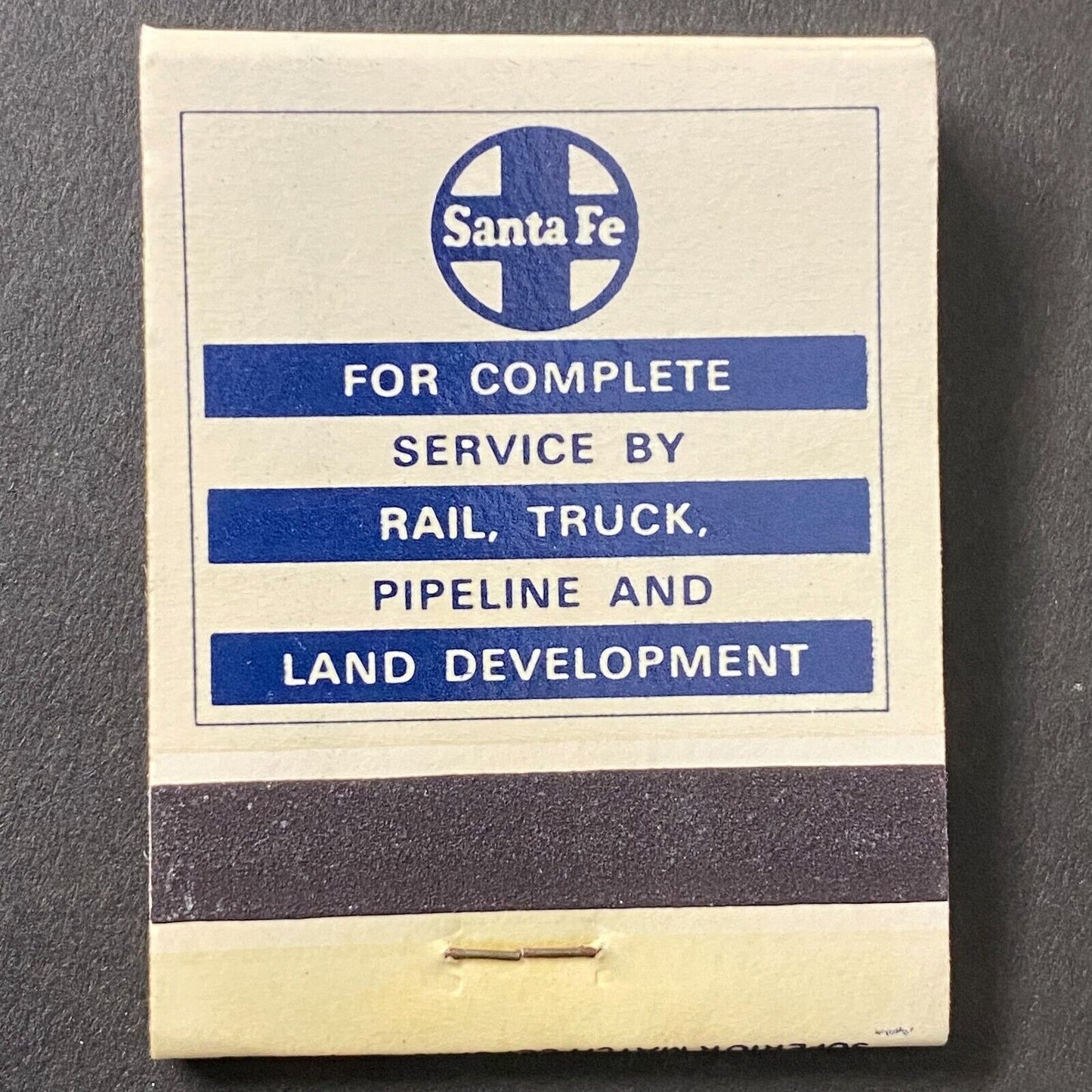 "Ship Santa Fe" Railroad Full Matchbook c1974-80's