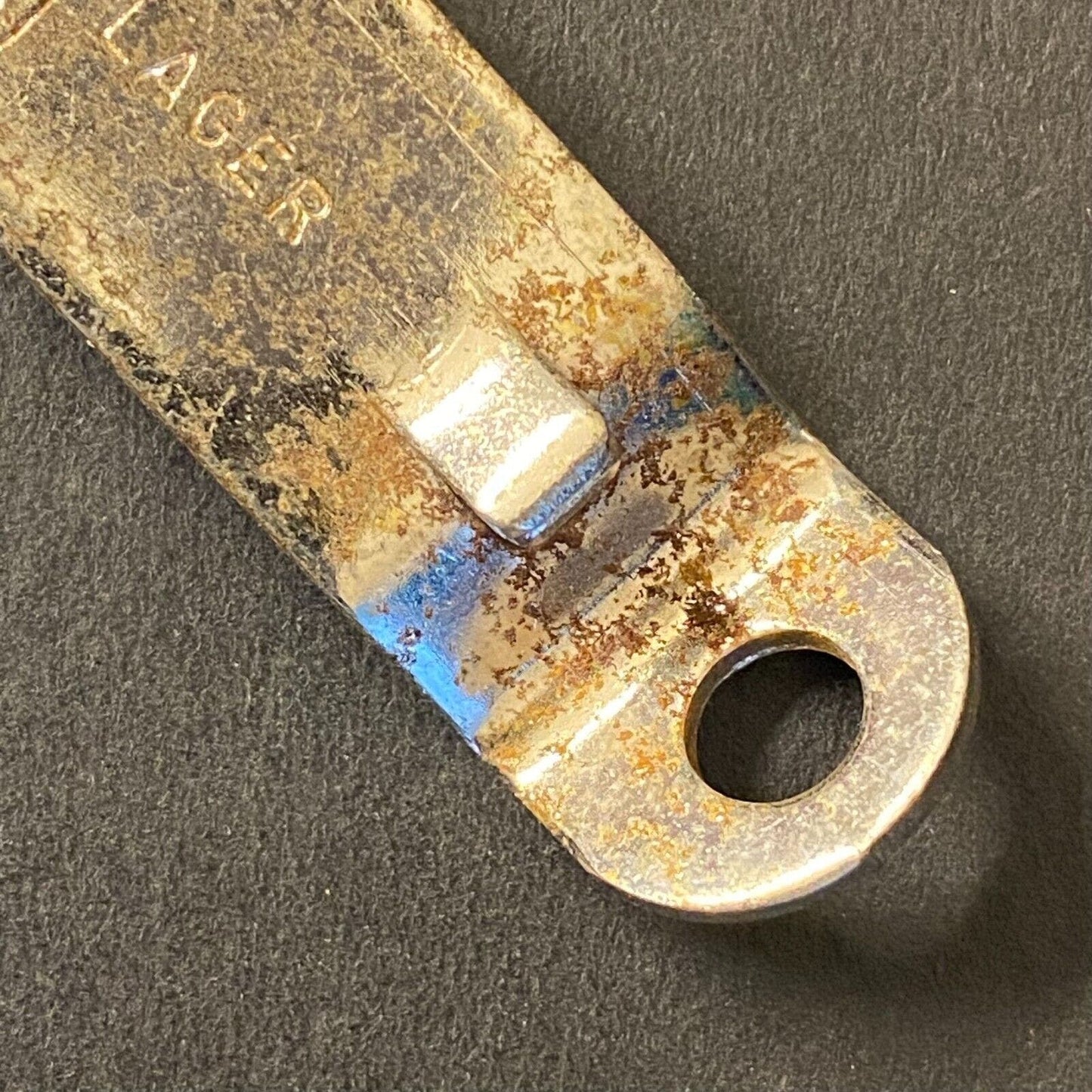 Heilman's Old Style Lager Vintage Small Steel Can Bottle Opener 3 1/4"