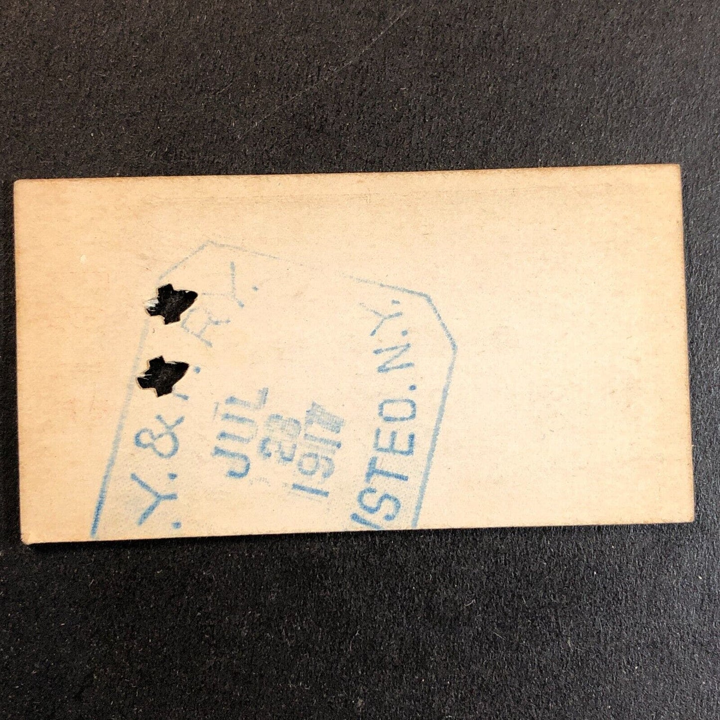New York & Pennsylvania Railroad July 28 1917 Oswayo Ticket #4190 Scarce