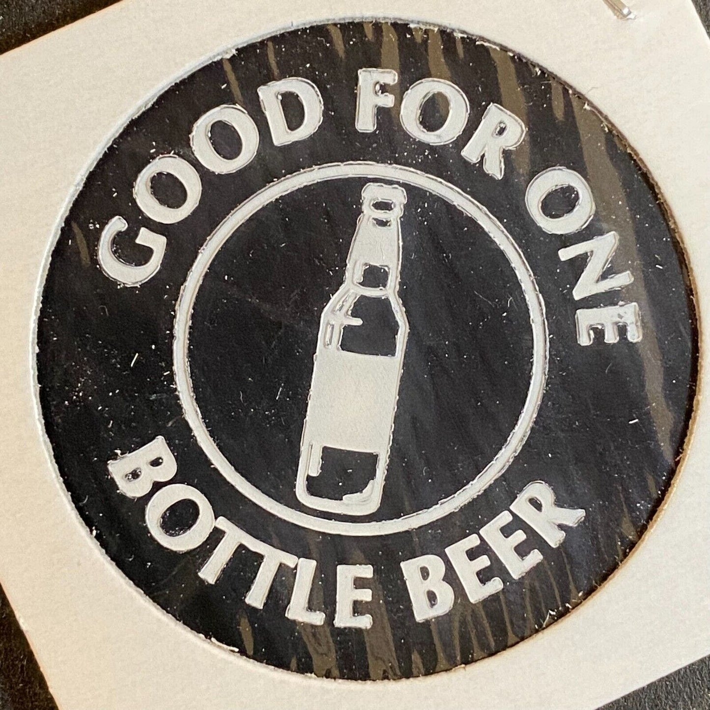McIntyre Inn Pennsylvania c1980's-90's Plastic Token G/F One Bottle Beer