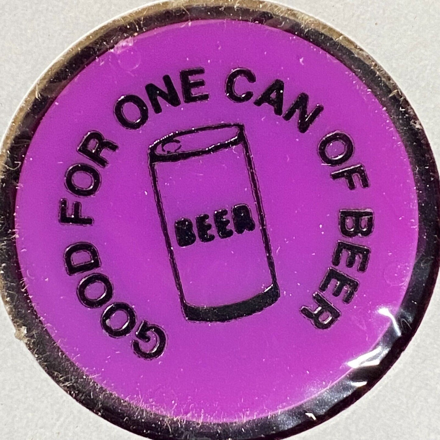 Broad Top, PA F.O.E. Aerie 4426 Plastic Drink Token G/F One Can of Beer