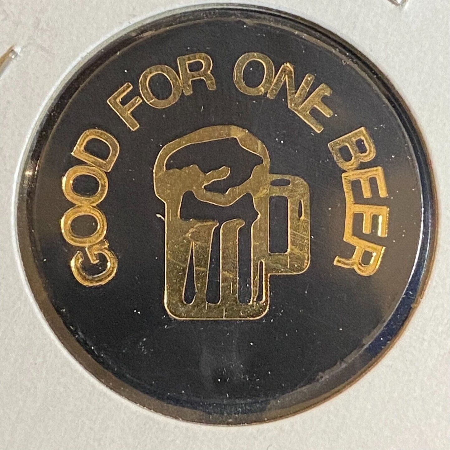 Harrisburg, PA "The Wharf" Plastic "G/F One Beer" Drink Token