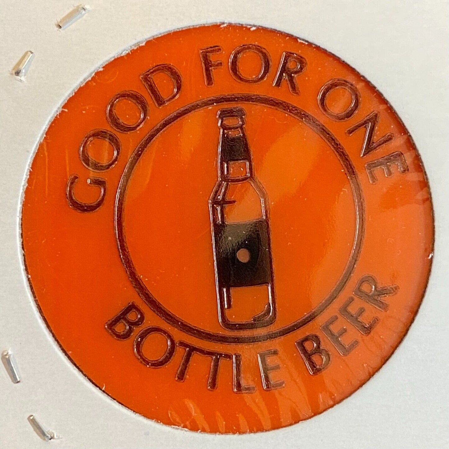 Meadville, PA Chestnut Street Pub & Grill c1990's Plastic Token "Bottle Beer"