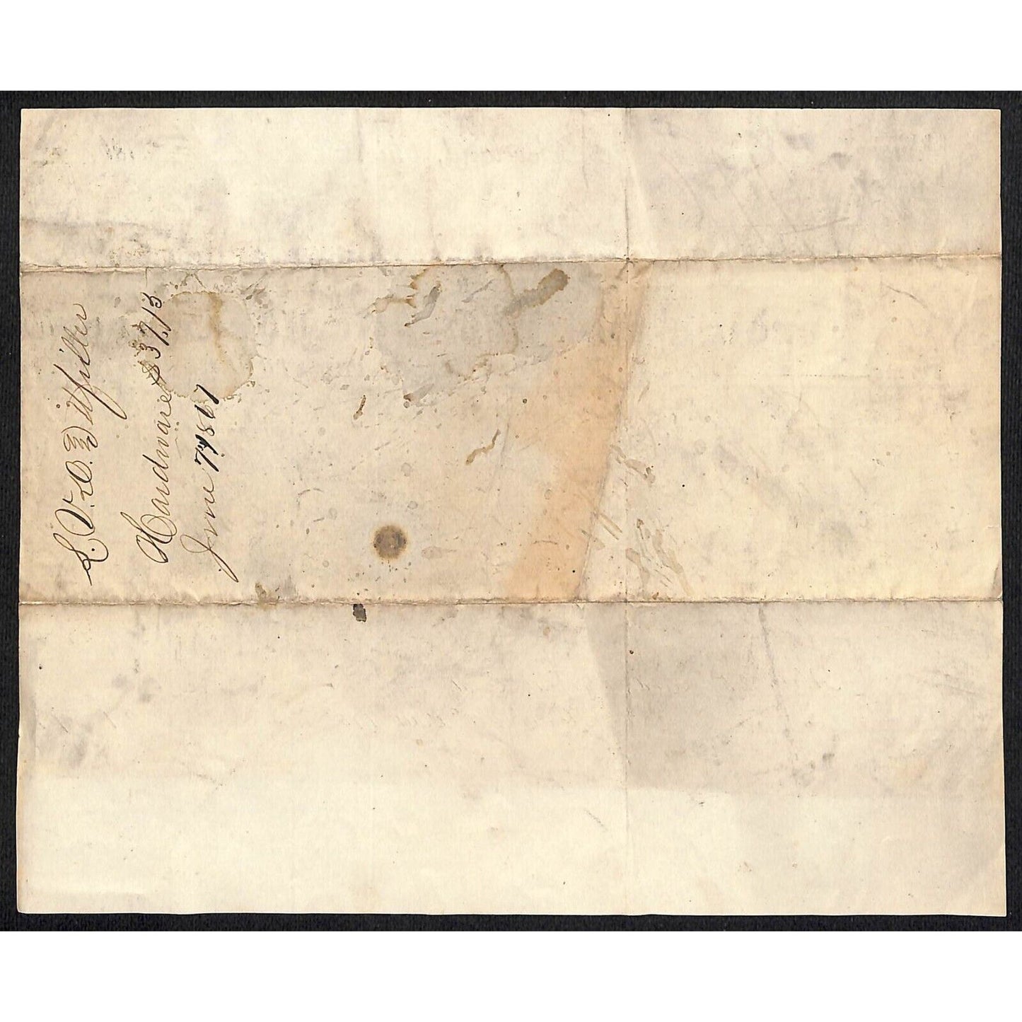 Lockwood, Van Doorn & Houston Hardware Cleveland 1867 - Billhead J.J. Cover*