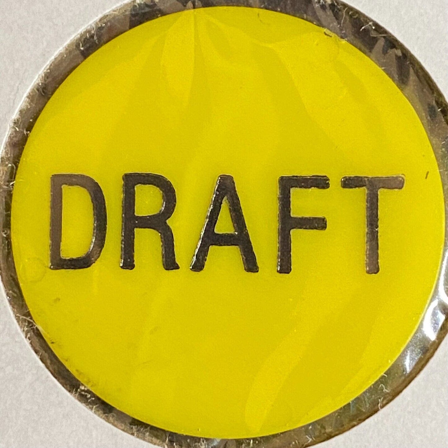 Larimer VFD (Pennsylvania) c1970's-80's Plastic "Draft" Token