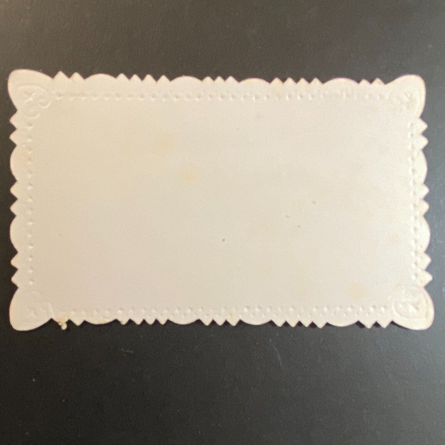 Eva F. Richard" Victorian Die Cut Envelope Name Card Greeting "All Happiness"