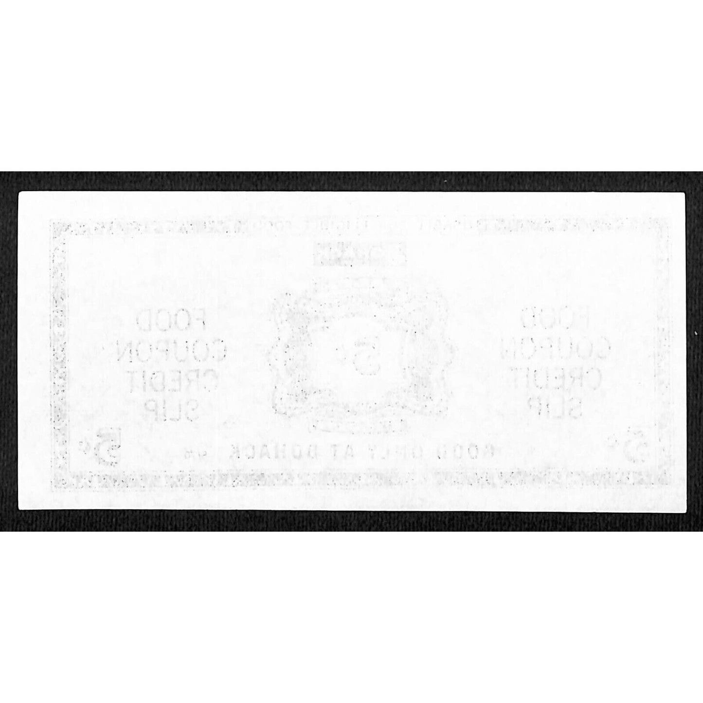 Bohack Supermarket Brooklyn, NY "Food Coupon Credit Slip" 5c c1970 VGC