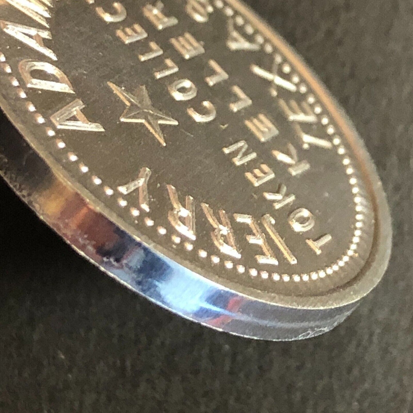 Jerry Adams Token Collector* Keller, TX G/F 12 1/2¢ Alum Trade Token 30mm - VGC