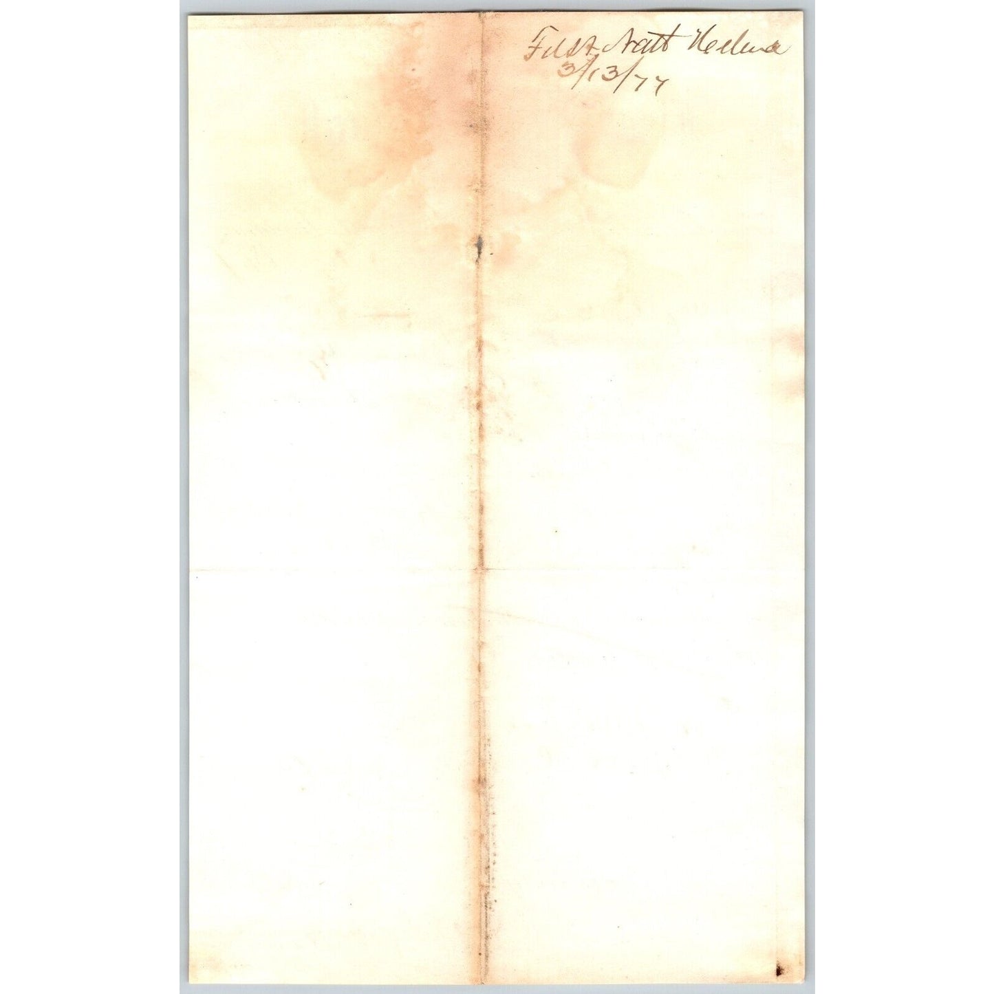First National Bank Helena, MT 3/12 1877 Payment Advice Henry Elling*