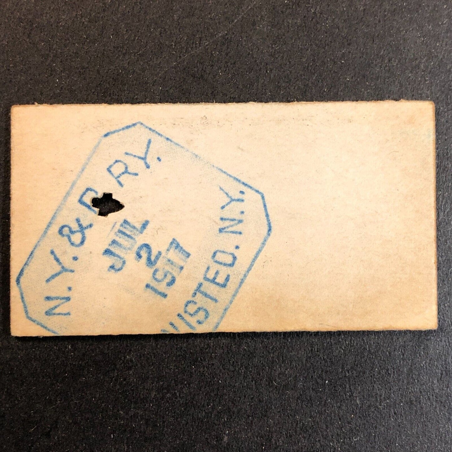 New York & Pennsylvania Railroad July 2 1917 Genesee, PA Ticket #10715